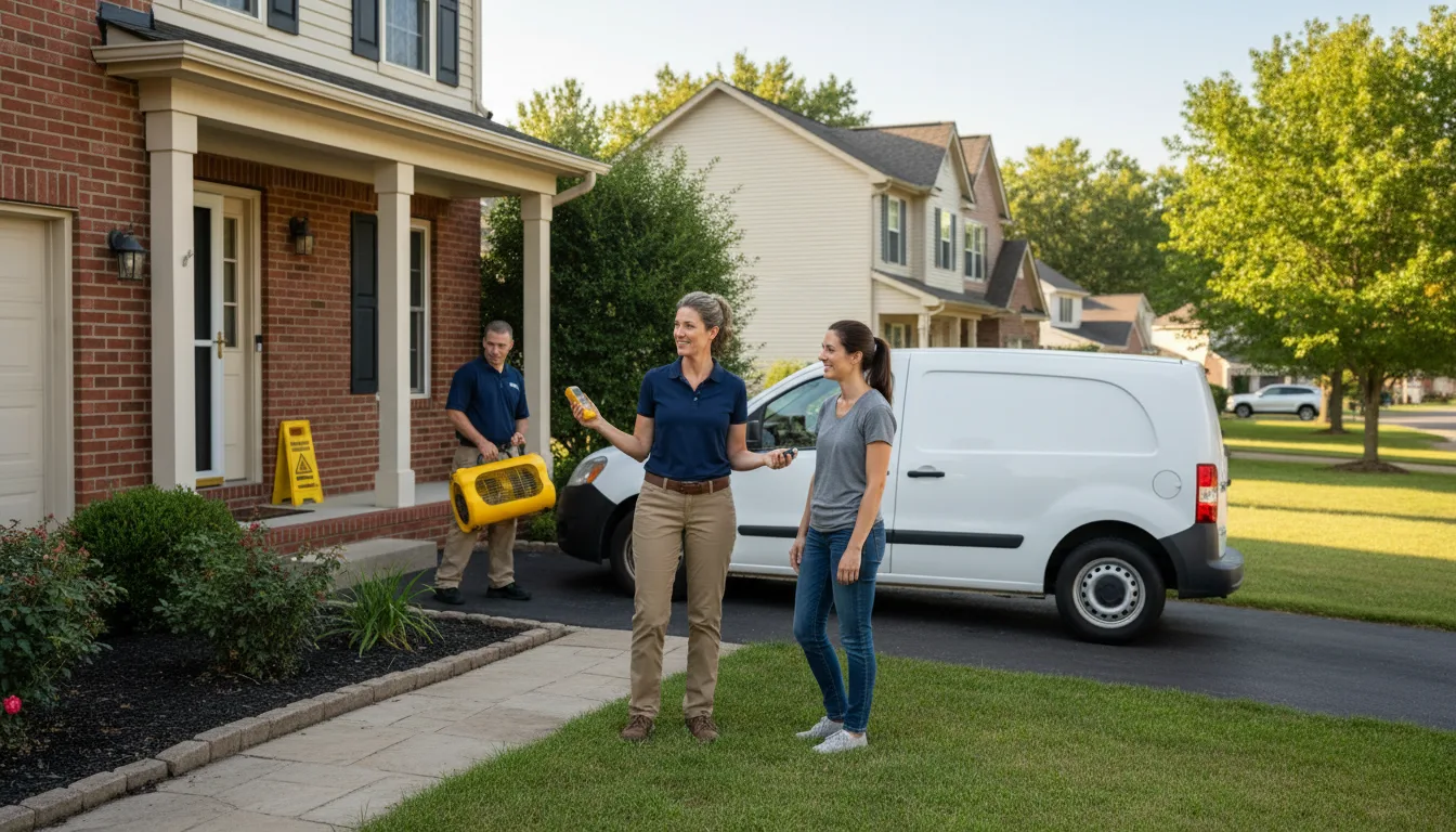 Residential water damage restoration in West Haverstraw, NY